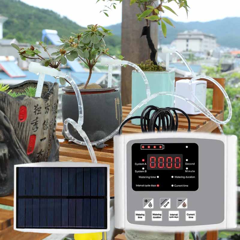 Solar Drip Irrigation Kit Garden - Автоматическое устройство для капельного орошения на