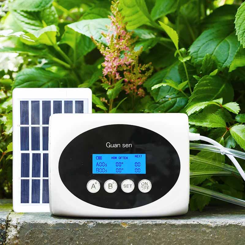 Automatic Watering Pump Indoor Plants - Интеллектуальная система капельного орошения с двойным