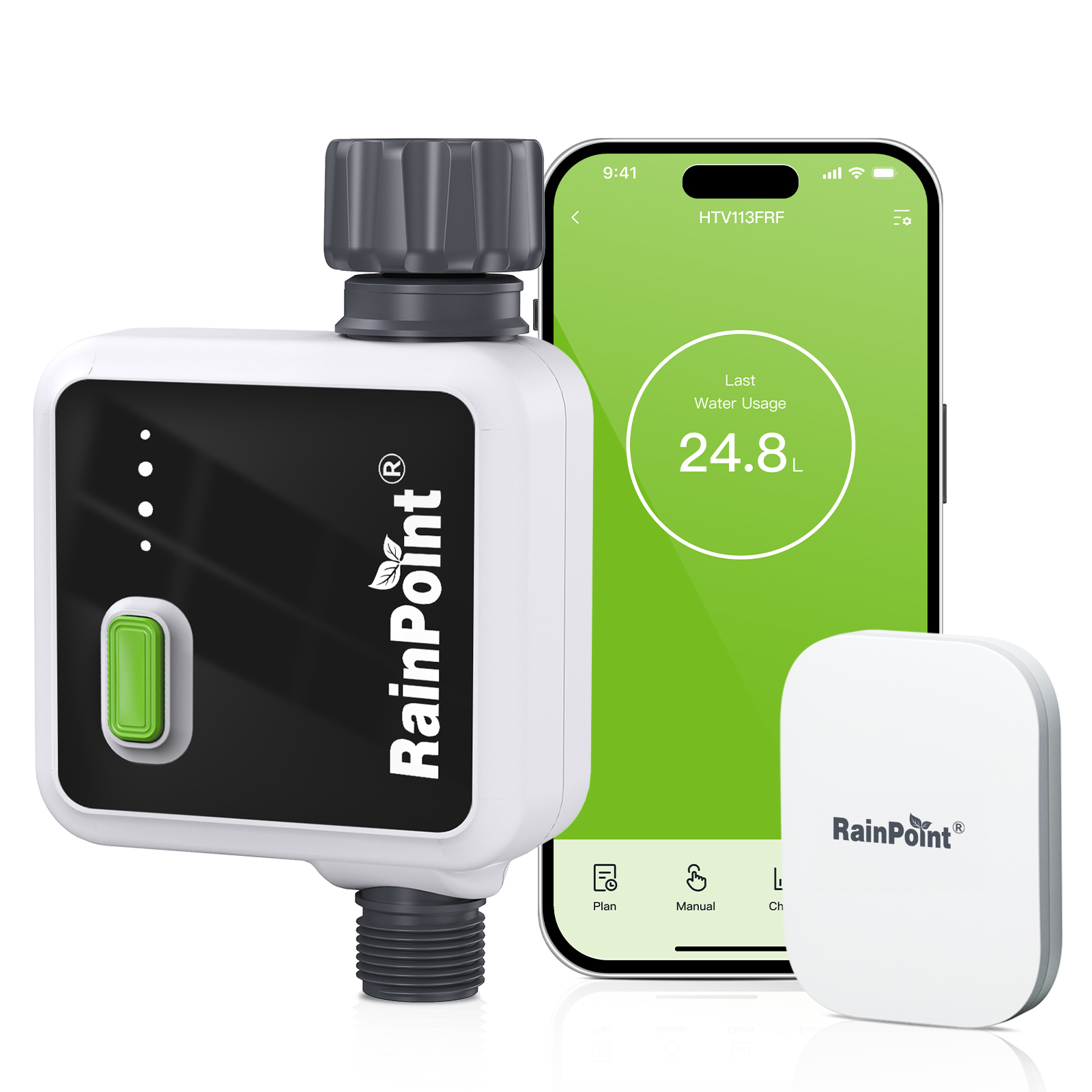 Wifi Water Timer Hose Faucet Smart - Беспроводной умный таймер полива RAINPOINT 1-Zone