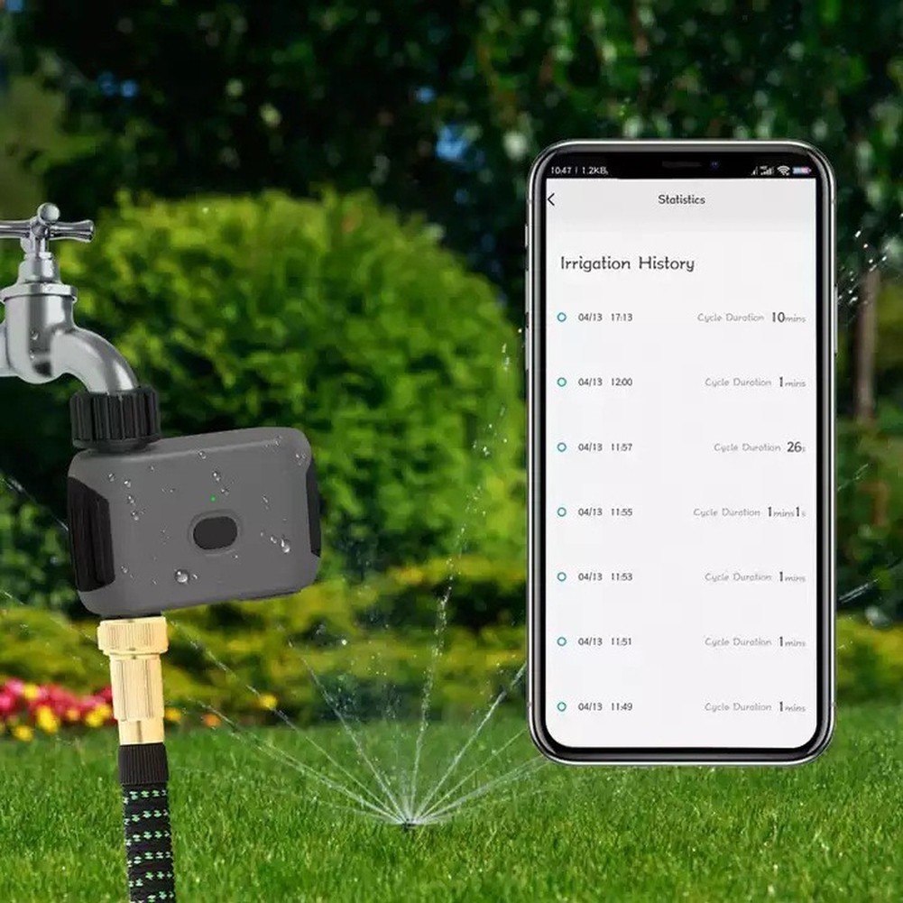 Wifi Water Timer Hose Faucet Smart - Автоматический Wi-Fi таймер полива с дистанционным
