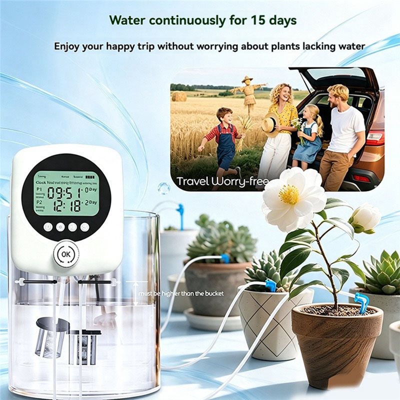 Automatic Watering Pump Indoor Plants - Автоматическая система полива растений M12K с