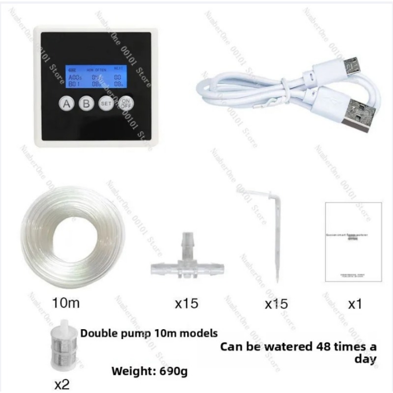 Automatic Watering Pump Indoor Plants - Умная система полива с двумя насосами