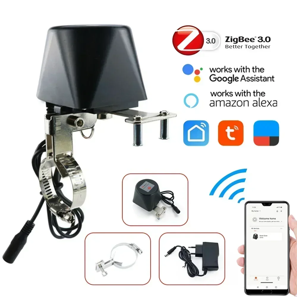 Tuya Zigbee Garden Irrigation Controller - Умный газовый клапан Tuya Zigbee, Wi-Fi,