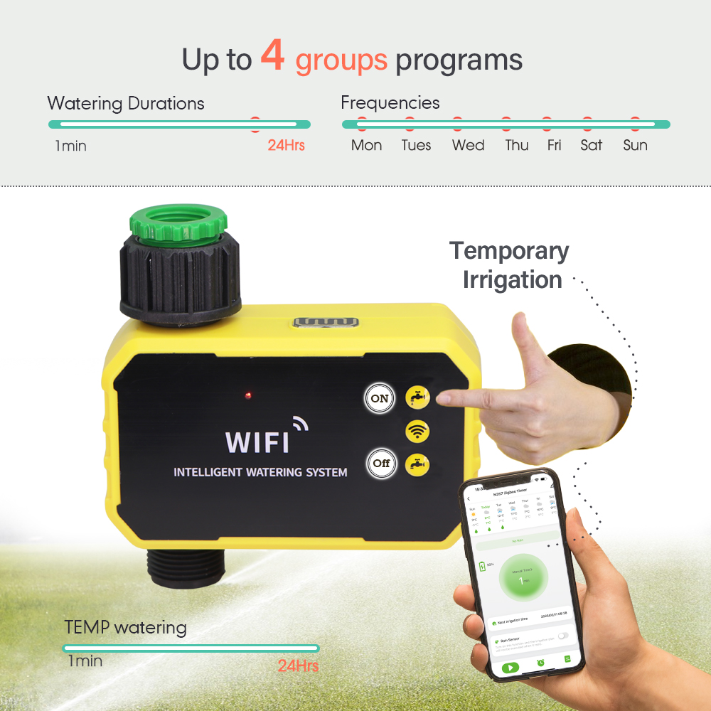 Умный таймер полива Zigbee, за – обзор и цена Rain Sensor For Irrigation Timer