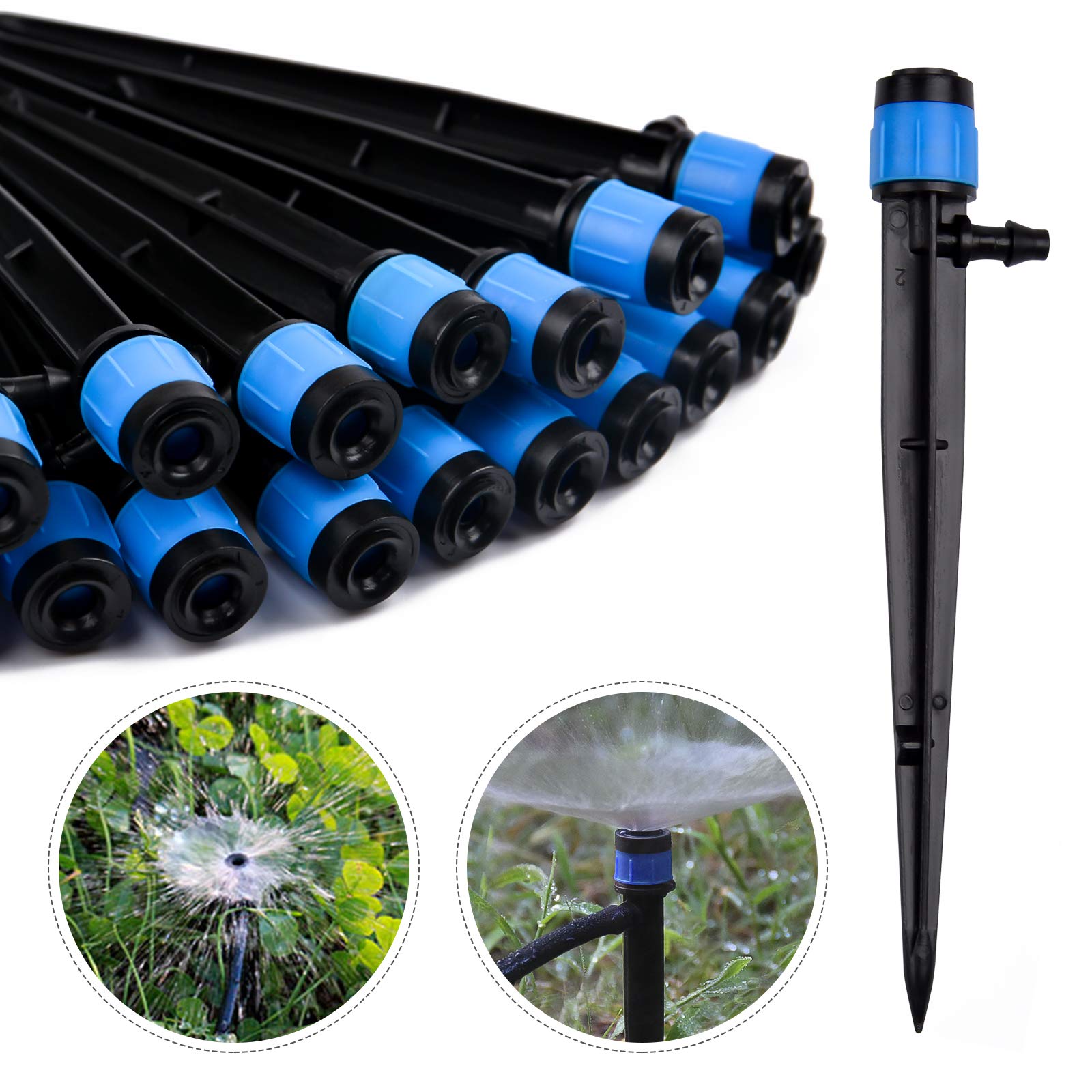 30 шт. капельницы для орошения – обзор и цена Drip Emitters Adjustable 360 Micro