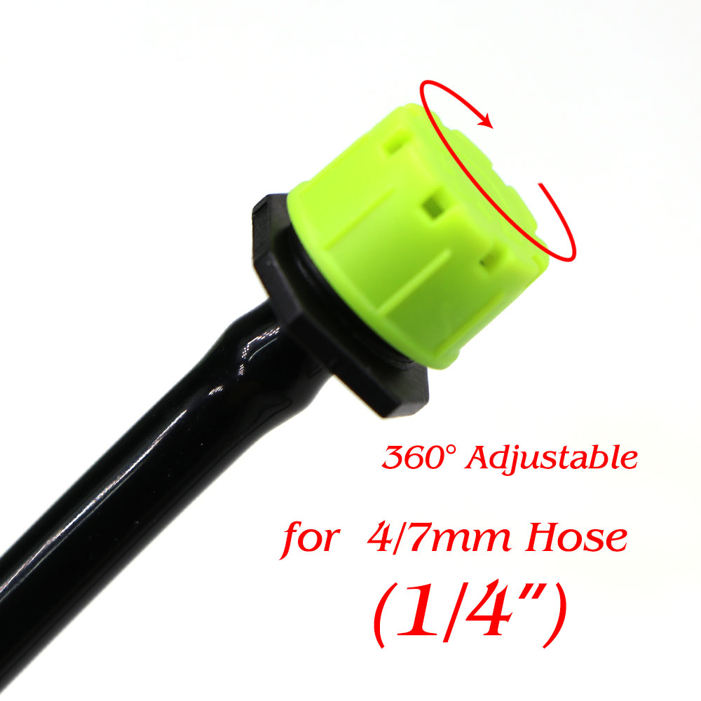 30-1000 шт. зеленые регулируем – обзор и цена Drip Emitters Adjustable 360 Micro