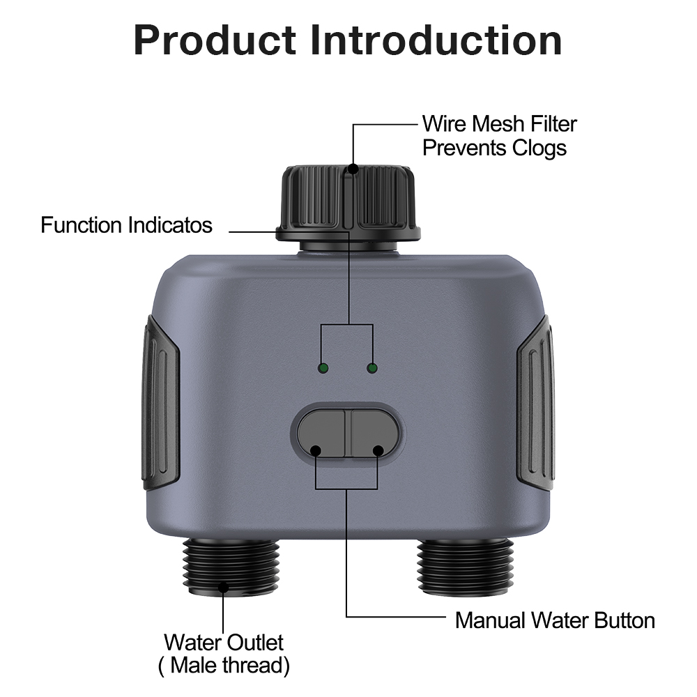Умный контроллер полива Tuya Z – обзор и цена Tuya Zigbee Garden Irrigation Controller