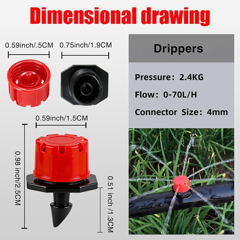 Регулируемые капельные эмиттер – обзор и цена Drip Emitters Adjustable 360 Micro
