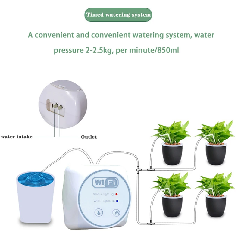 Контроллер автоматического кап – обзор и цена Automatic Watering Pump Indoor Plants