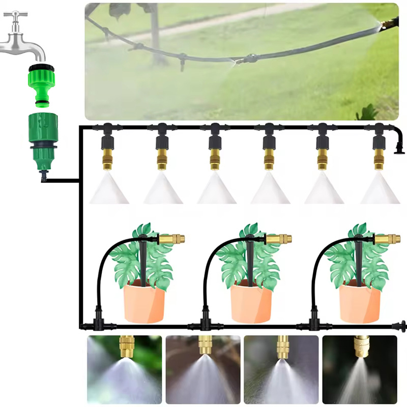 Система наружного охлаждения т – обзор и цена Mist Cooling System Outdoor Patio 15M