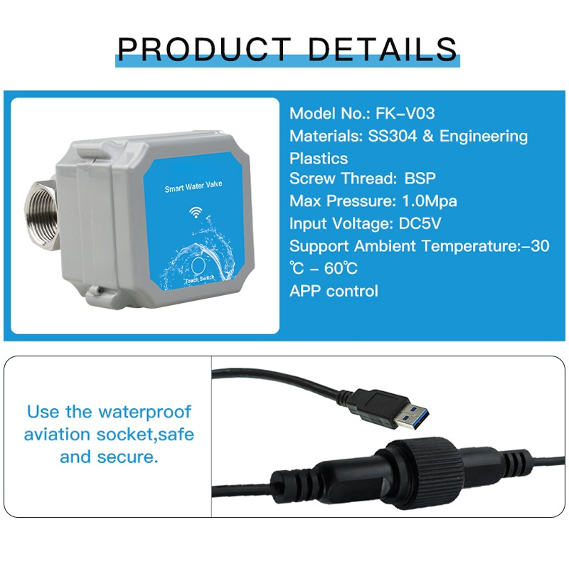 Умный водяной клапан DN20/DN25 – обзор и цена Wifi Water Timer Hose Faucet Smart