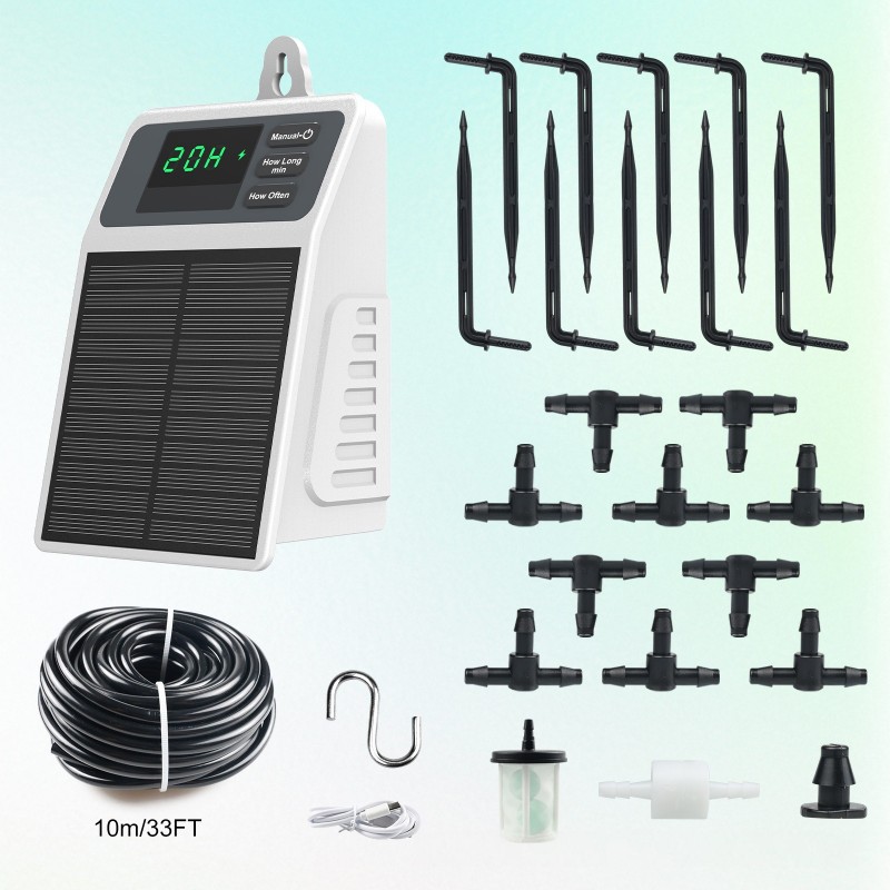 A03F-автоматический комплект к – обзор и цена Solar Drip Irrigation Kit Garden