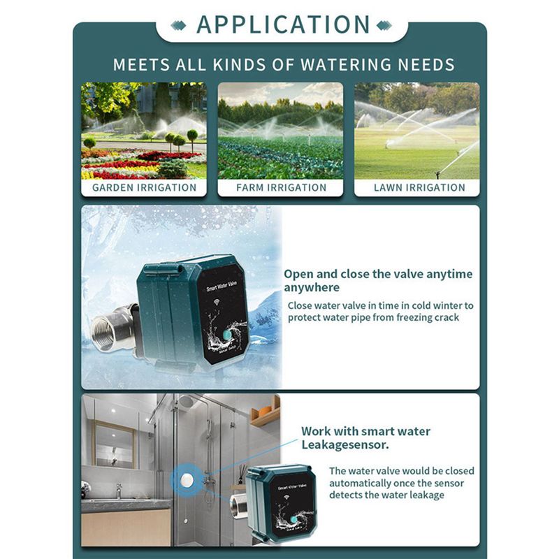 A36T-2X Tuya Smart Zigbee Элек – обзор и цена Tuya Zigbee Garden Irrigation Controller
