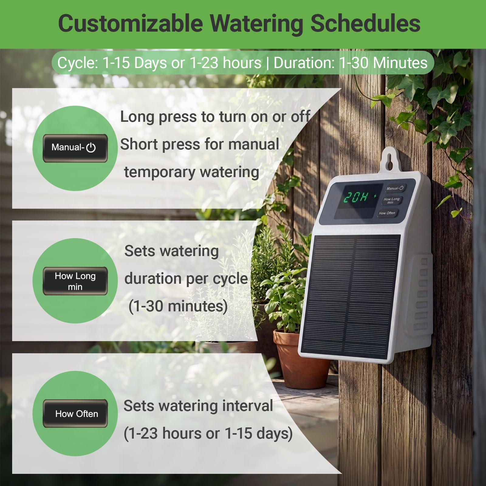 Усовершенствованная солнечная  – обзор и цена Solar Drip Irrigation Kit Garden
