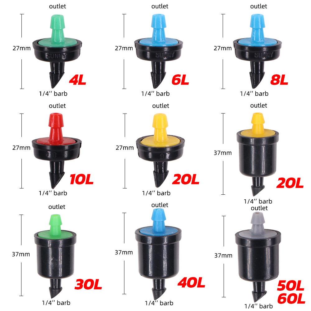 10-15 шт., микрокапельница для – обзор и цена Drip Emitters Adjustable 360 Micro