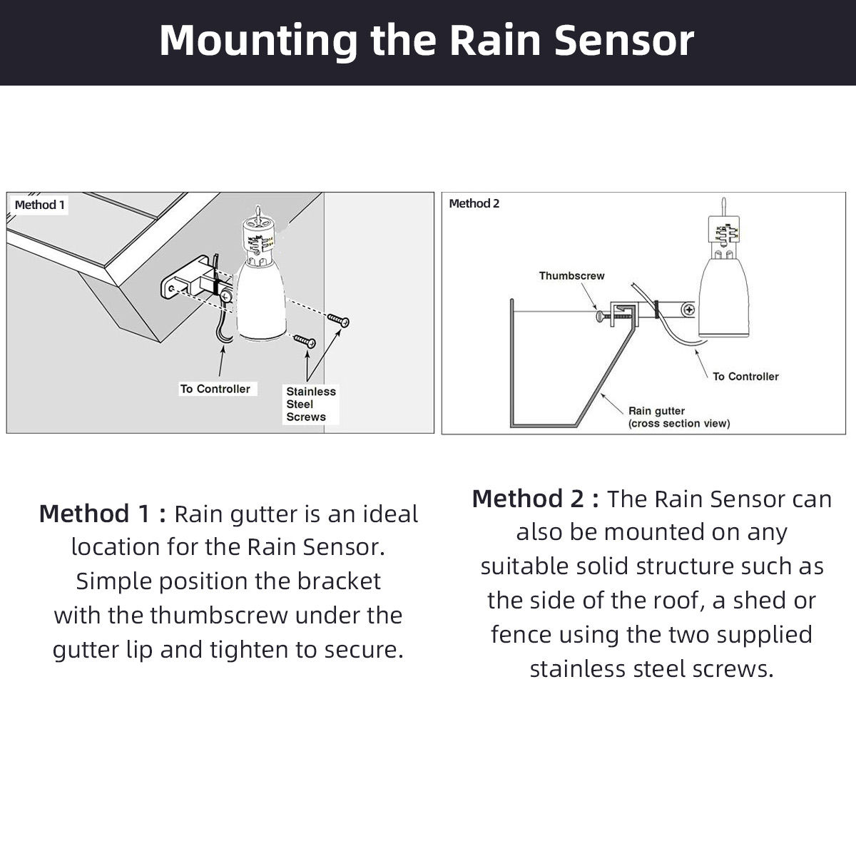 Мини-датчик дождя автоматическ – обзор и цена Rain Sensor For Irrigation Timer
