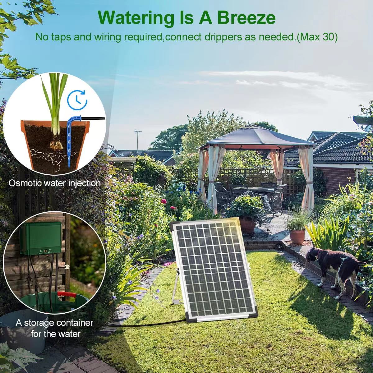 Горячий товар: Солнечная автом – обзор и цена Solar Drip Irrigation Kit Garden