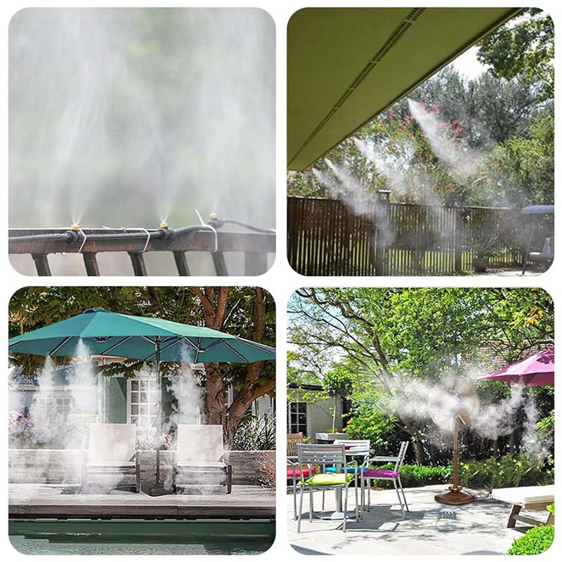 Система охлаждения TFORU-2X дл – обзор и цена Mist Cooling System Outdoor Patio 15M
