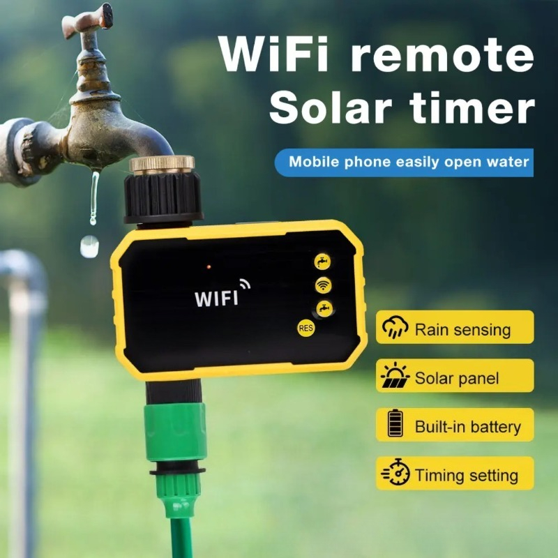 Солнечный WiFi-таймер для поли – обзор и цена Rain Sensor For Irrigation Timer