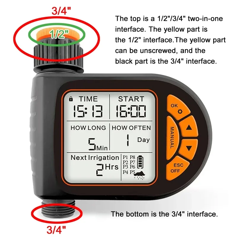 Умный таймер для полива сада,  – обзор и цена Rain Sensor For Irrigation Timer