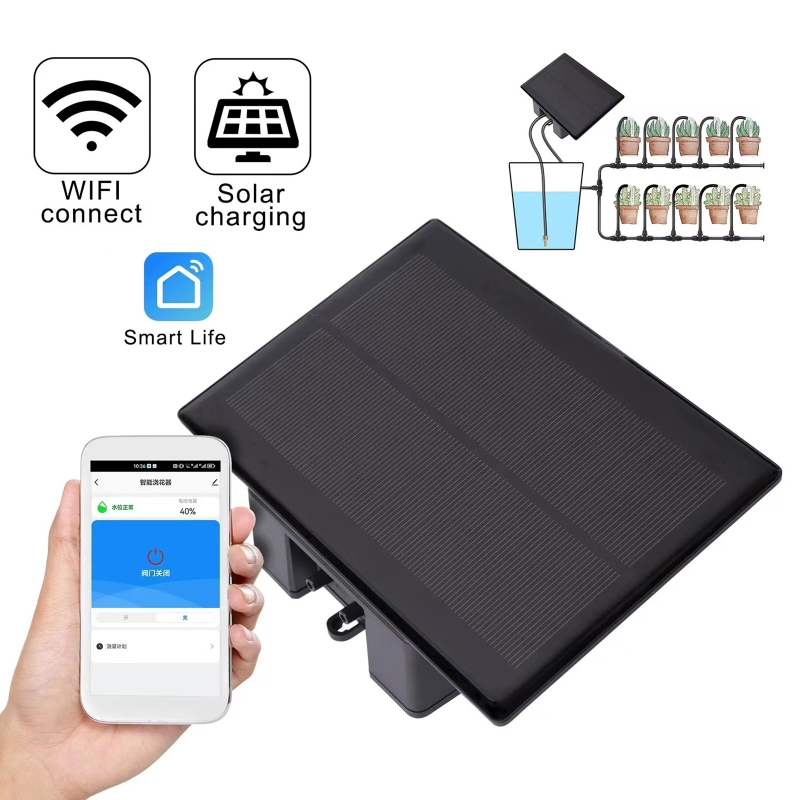 WIFI Солнечная автоматическая  – обзор и цена Solar Drip Irrigation Kit Garden
