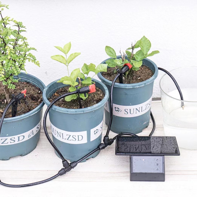 WIFI Солнечная автоматическая  – обзор и цена Solar Drip Irrigation Kit Garden