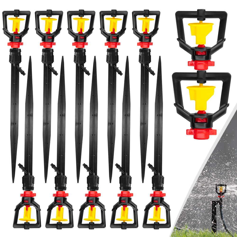 5 шт., насадка-распылитель для – обзор и цена Drip Emitters Adjustable 360 Micro
