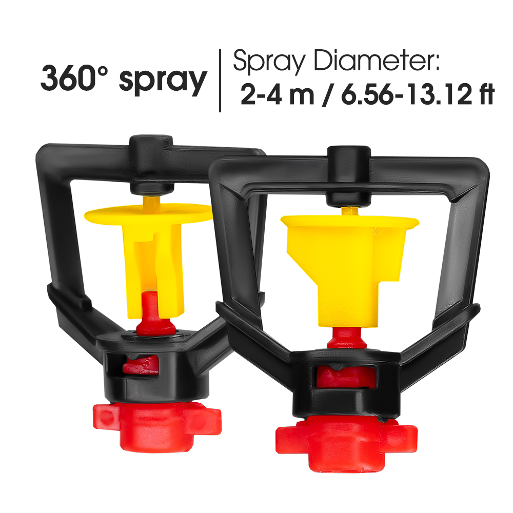 5 шт., насадка-распылитель для – обзор и цена Drip Emitters Adjustable 360 Micro