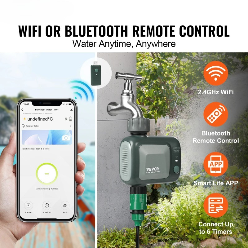 Умный Wi-Fi таймер для полива  – обзор и цена Wifi Water Timer Hose Faucet Smart