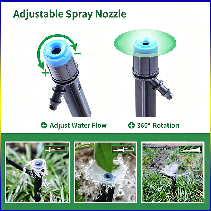 ZK 20/50 шт. Регулируемые на 3 – обзор и цена Drip Emitters Adjustable 360 Micro