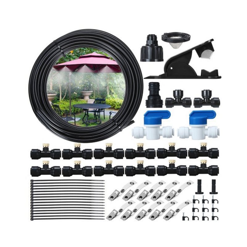 Система охлаждения туманом LLC – обзор и цена Mist Cooling System Outdoor Patio 15M
