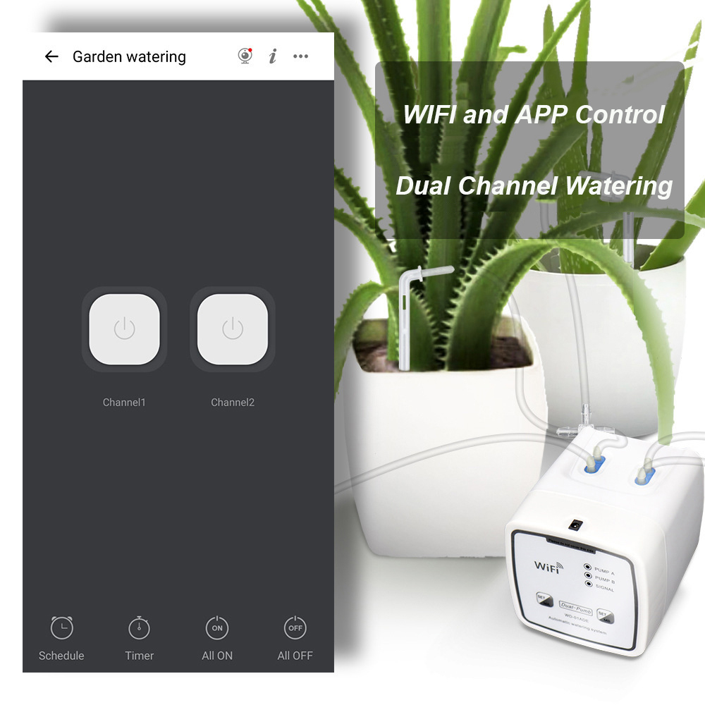 Контроллер полива по Wi-Fi, ав – обзор и цена Automatic Watering Pump Indoor Plants