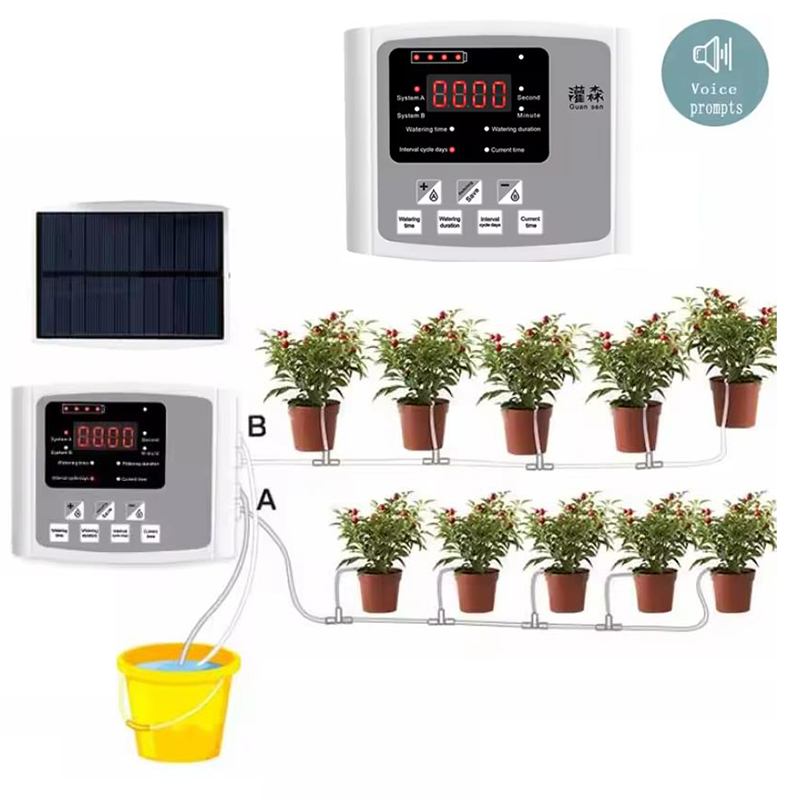Солнечная ирригационная систем – обзор и цена Solar Drip Irrigation Kit Garden