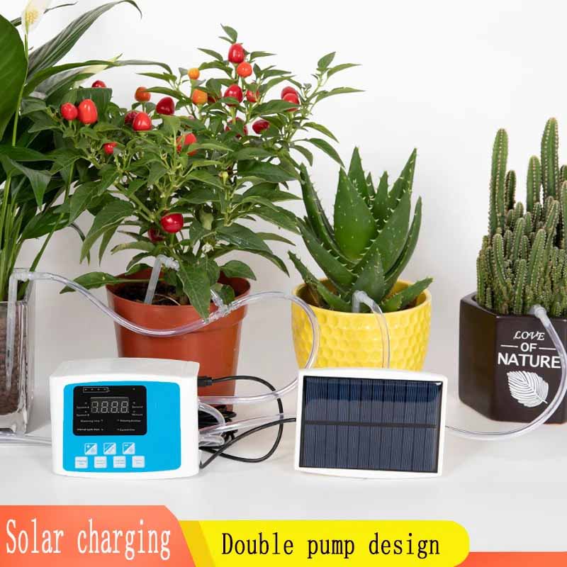 Солнечная ирригационная систем – обзор и цена Solar Drip Irrigation Kit Garden