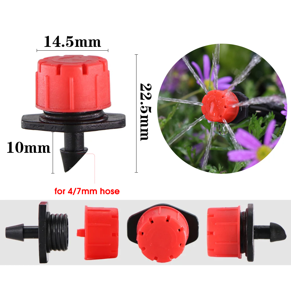 Разбрызгиватели для воды, 1000 – обзор и цена Drip Emitters Adjustable 360 Micro