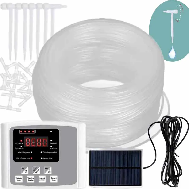 Система капельного орошения дл – обзор и цена Solar Drip Irrigation Kit Garden